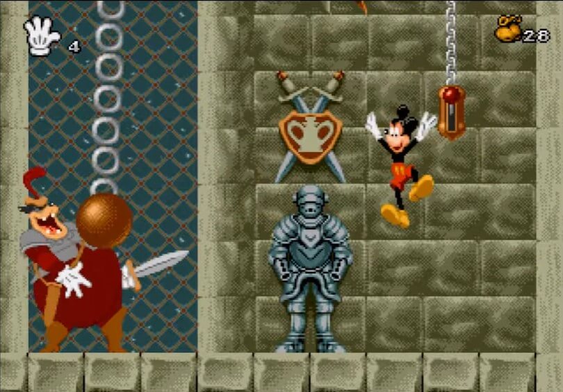 Mickey Mania - Timeless Adventures of Mickey Mouse - геймплей игры Sega Mega Drive\Genesis